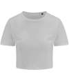 JT006 Girlie Tri-Blend Cropped T-shirt Solid White colour image
